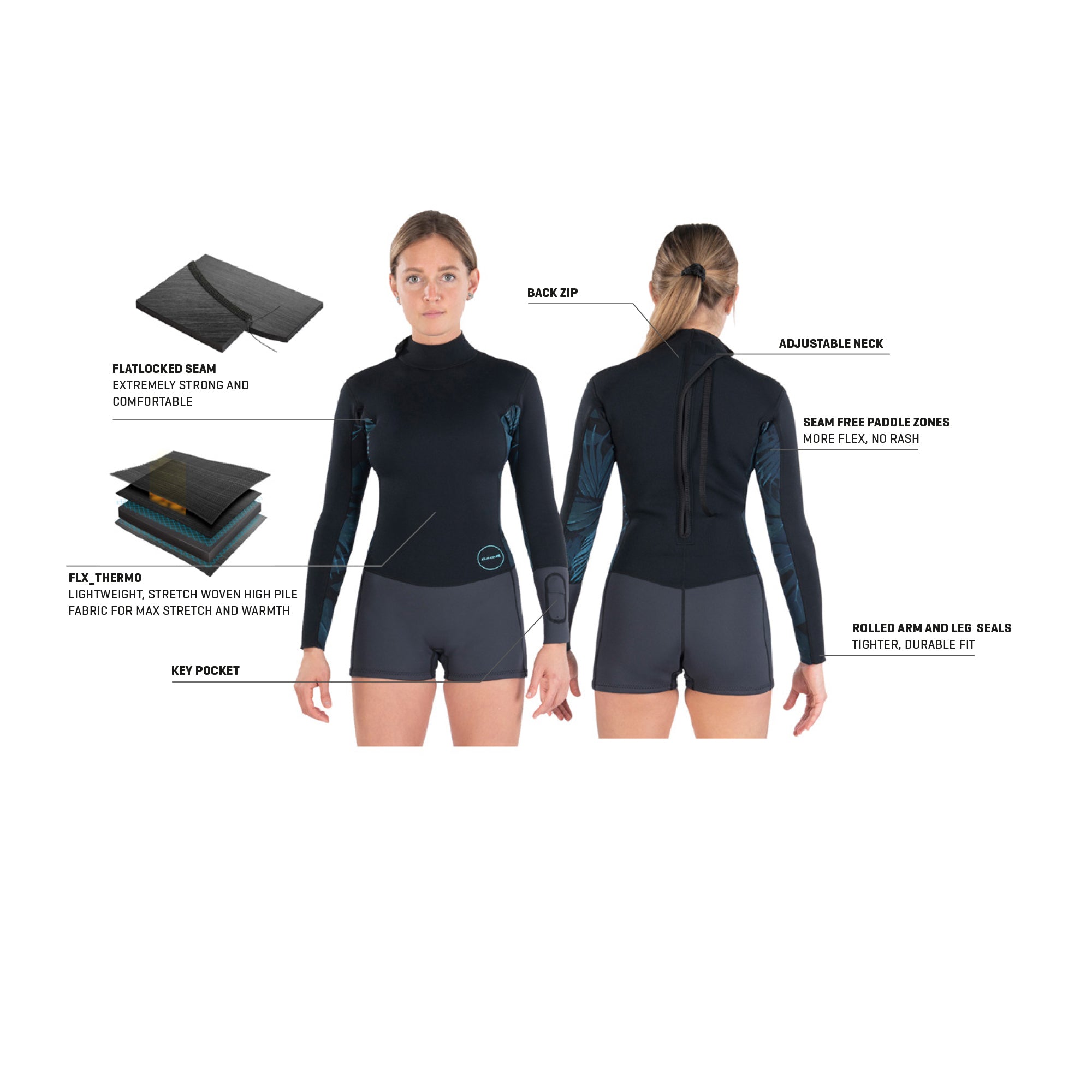 Dakine 2022 Womens MISSION Springsuit 2mm